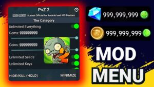 Plants vs Zombies 2 Mod Apk Latest (Unlimited Coins/Gems/Suns)